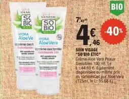 E.Leclerc Express Soin visage so'bio etic offre