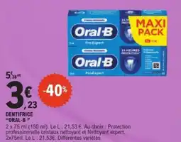 E.Leclerc Express Dentifrice oral-b offre