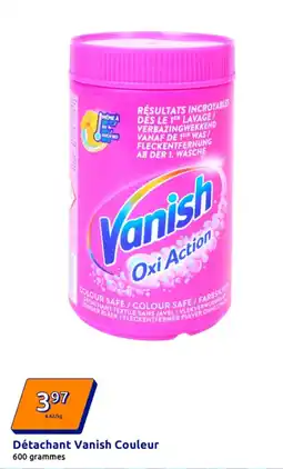 Action Détachant vanish couleur offre