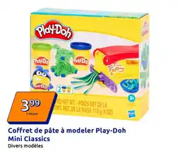 Action Coffret de pâte à modeler play-doh mini classics offre