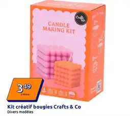 Action Kit créatif bougies crafts & co offre