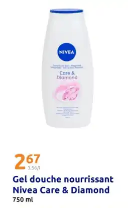 Action Gel douche nourrissant nivea care & diamond offre