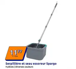 Action Serpillière et seau essoreur spargo offre