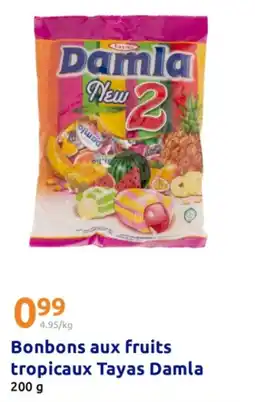 Action Bonbons aux fruits tropicaux tayas damla offre