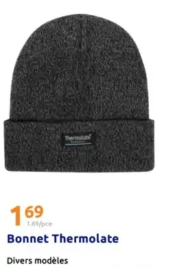 Action Bonnet thermolate offre