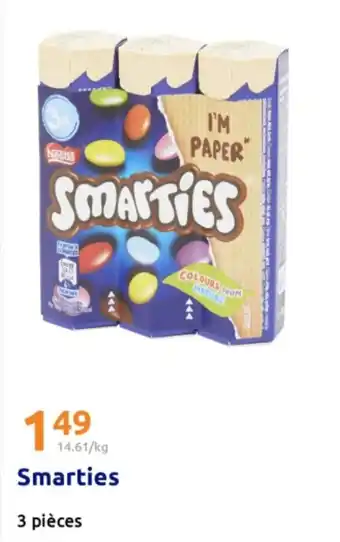 Action Smarties offre