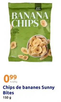 Action Chips de bananes sunny bites offre