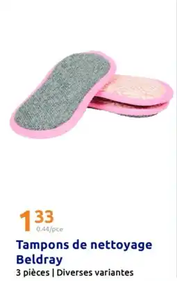 Action Tampons de nettoyage beldray offre