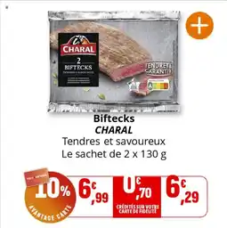 Coccinelle Supermarché Biftecks charal offre