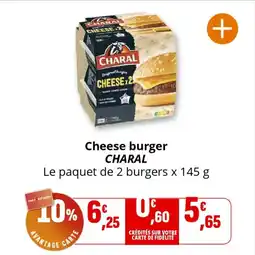 Coccinelle Supermarché Cheese burger charal offre
