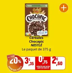 Coccinelle Supermarché Céréales chocapic nestlé offre