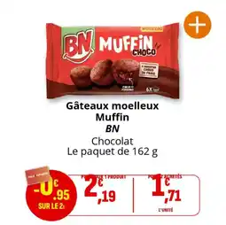Coccinelle Supermarché Gâteaux moelleux muffin bn offre
