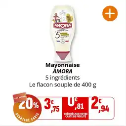 Coccinelle Supermarché Mayonnaise amora offre