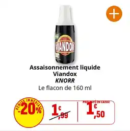 Coccinelle Supermarché Assaisonnement liquide viandox knorr offre