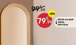 Maxi Bazar Miroir sur pied offre