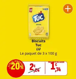 Coccinelle Supermarché Biscuits tuc lu offre