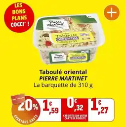 Coccinelle Supermarché Pierre martinet - taboulé oriental offre