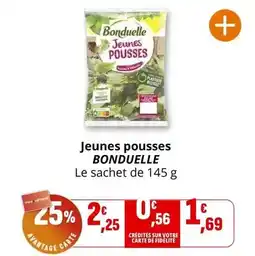 Coccinelle Supermarché Bonduelle - jeunes pousses offre