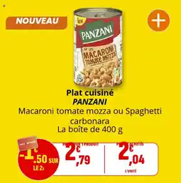 Coccinelle Supermarché Plat cuisiné panzani offre