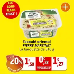 Coccinelle Express Pierre martinet - taboulé oriental offre