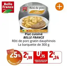 Coccinelle Express Belle france - plat cuisiné offre