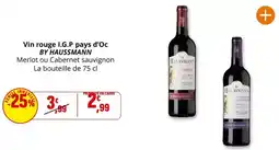 Coccinelle Express Haussmann - vin rouge i.g.p pays d'oc offre
