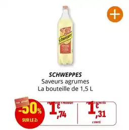 Coccinelle Express Schweppes - saveurs agrumes offre