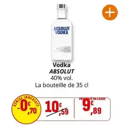 Coccinelle Express Absolut - vodka offre