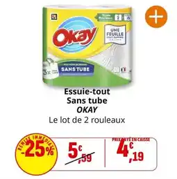 Coccinelle Express Okay - essuie-tout sans tube offre