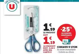 Super U U - ciseaux offre