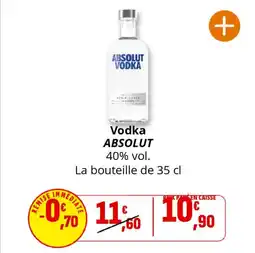 Coccinelle Supermarché Vodka absolut offre