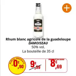 Coccinelle Supermarché Rhum blanc agricole de la guadeloupe damoiseau offre