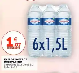 Utile Eau de source cristaline offre
