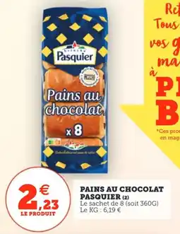 Utile Pains au chocolat pasquier offre