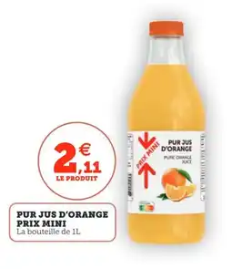 Utile Pur jus d'orange prix mini offre