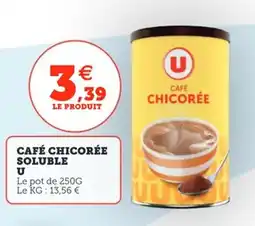Utile Café chicorée soluble u offre