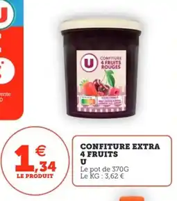 Utile Confiture extra 4 fruits u offre