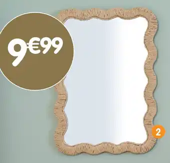 Miroir bord feston