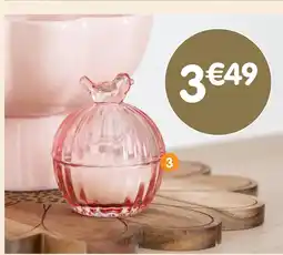 b&m Bougie ronde en verre offre