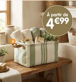 b&m Panière de rangement avec anses offre