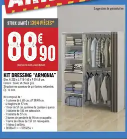 Brico Cash Kit dressing armonia offre