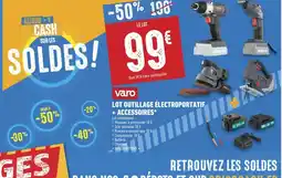 Brico Cash VARO Lot outillage électroportatif + accessoires offre
