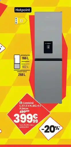 Conforama HOTPOINT Combiné offre