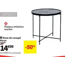 Conforama Bout de canapé Moon offre