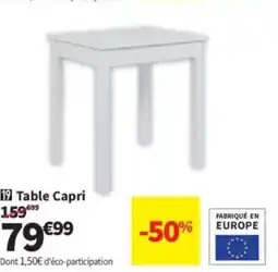 Conforama Table Capri offre