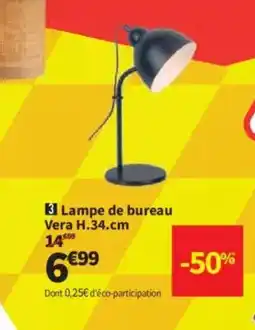 Conforama Lampe de bureau Vera offre