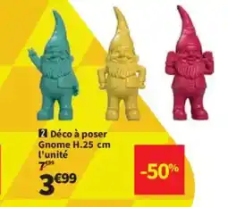 Conforama Déco à poser Gnome offre