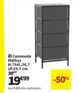 Conforama Commode Mathys offre