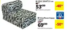 Conforama Chauffeuse Happy 1 place offre