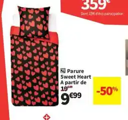 Conforama Parure Sweet Heart offre